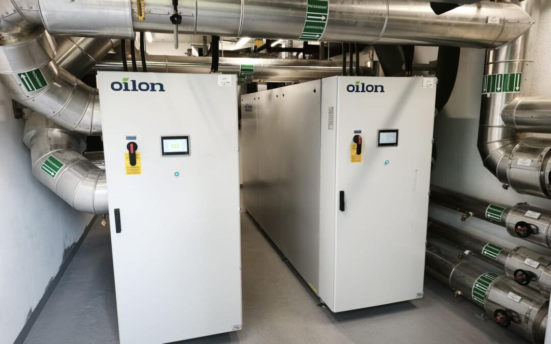 Effiziente Fernwärmeerzeugung durch die intelligente Kombination aus BHKW und Oilon-Wärmepumpen